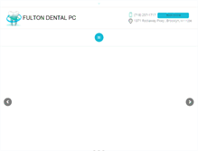 Tablet Screenshot of fultondentalpc.com